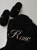 Badjas Teddy Black Long