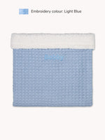 Couverture gaufrée Teddy Bleu Ciel