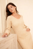 Teddy Dress Beige