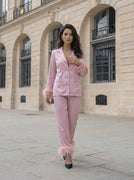 Pyjama Plume Rose Clair