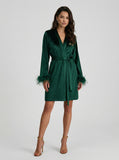 Kimono Feather Emerald Green