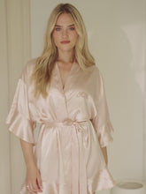 Ruffle Kimono Champagne