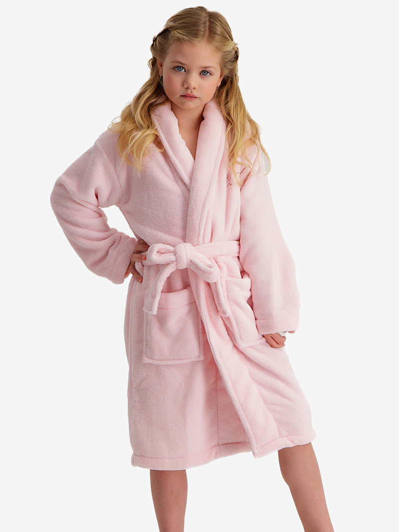 Badjas Light Pink Kids