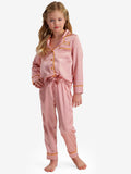 Pijama Deluxe Blush Pink Largo Niños