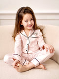 Pyjama Soft Pink Lang Kinder