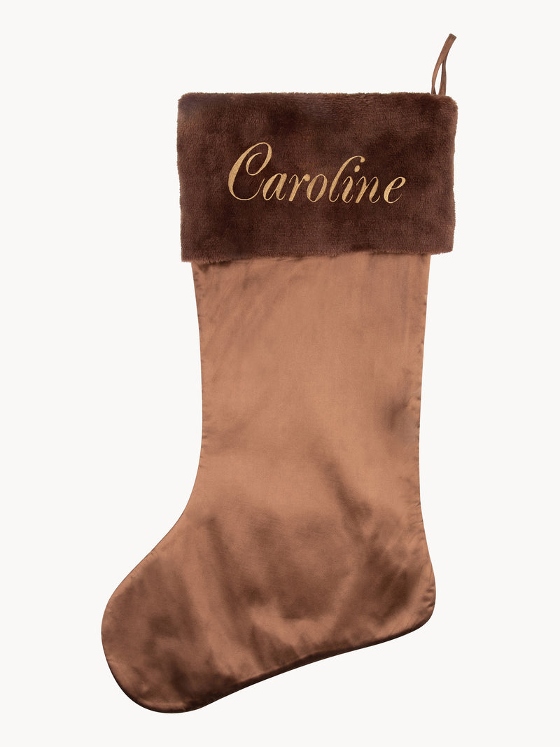 Weihnachtsstrumpf Chocolate Brown