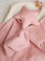 Pacifier Cloth Star  Old Pink