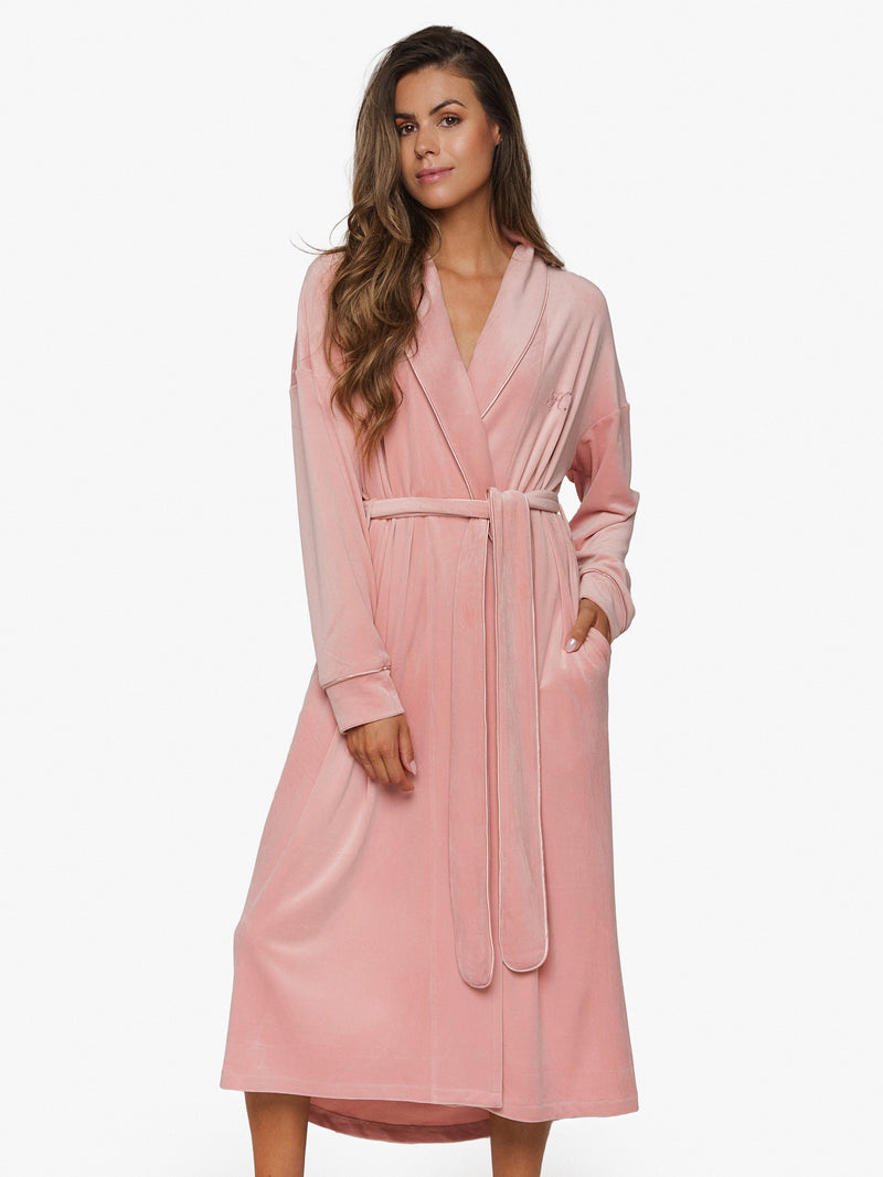Kimono Velours Puderrosa