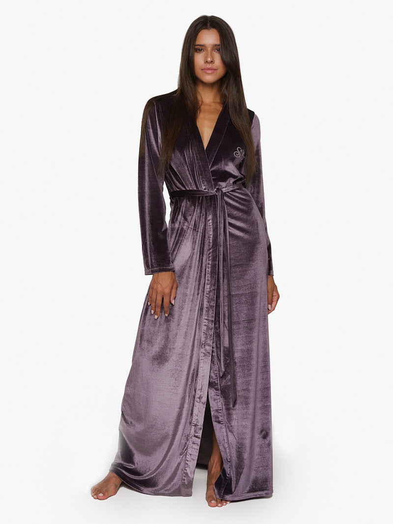Kimono Velvet Plum