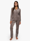 Pyjama Velours Grey Long