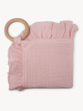 Hydrophilic Ruffle Pacifier Cloth Light Pink