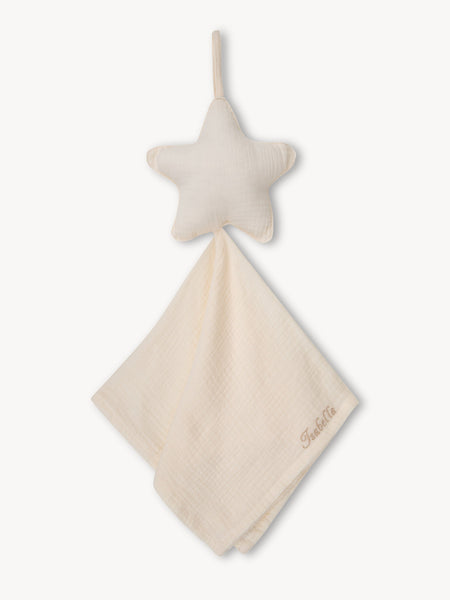 Pacifier Cloth Star Cream