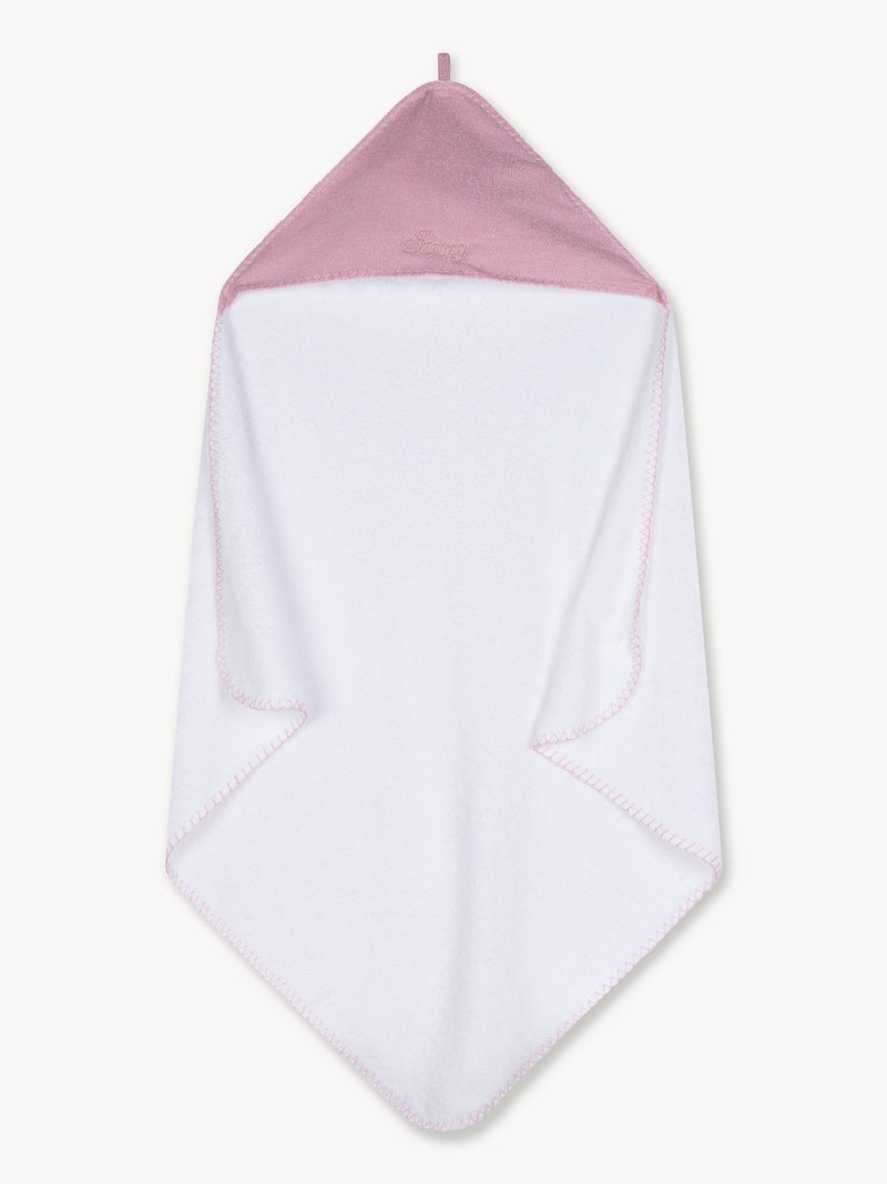 Badcape Glitzer Altrosa