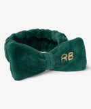 Headband Bow Emerald Green