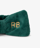 Headband Bow Emerald Green