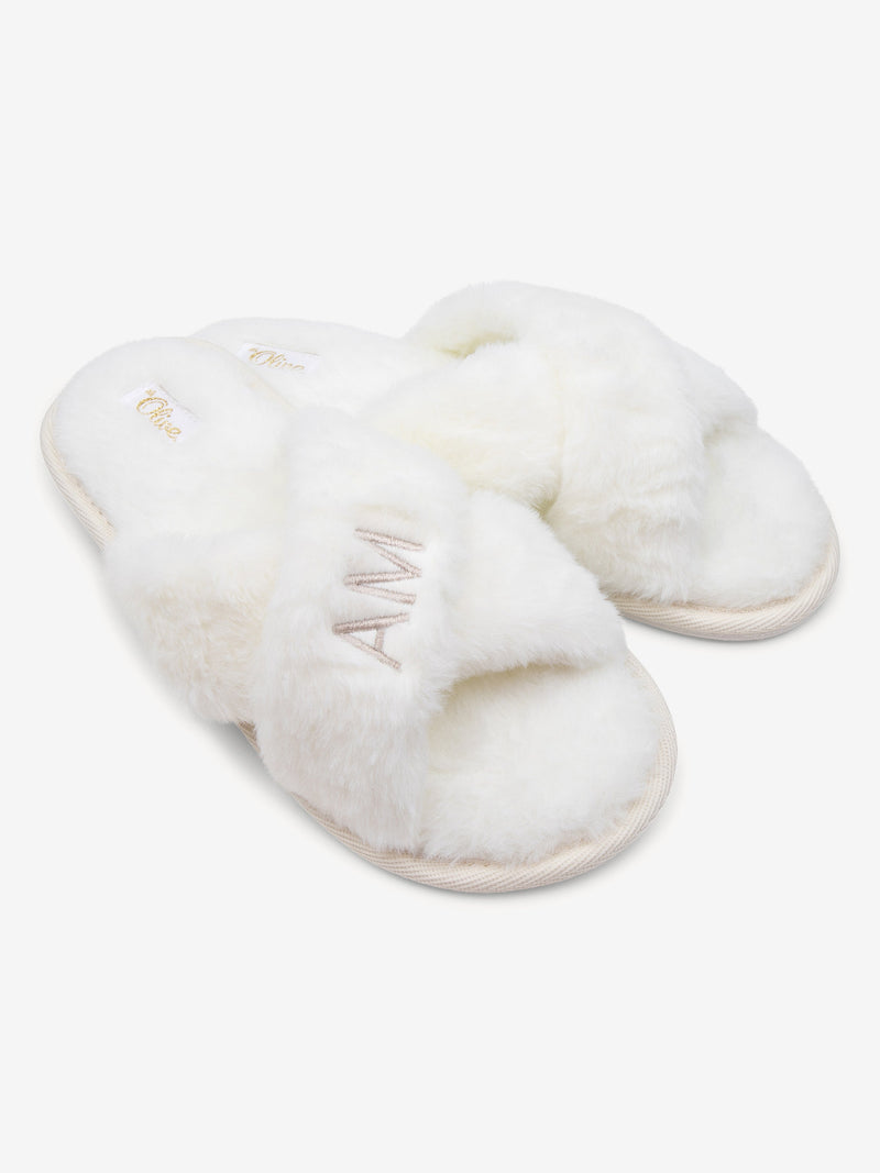 Pantuflas White Cloud