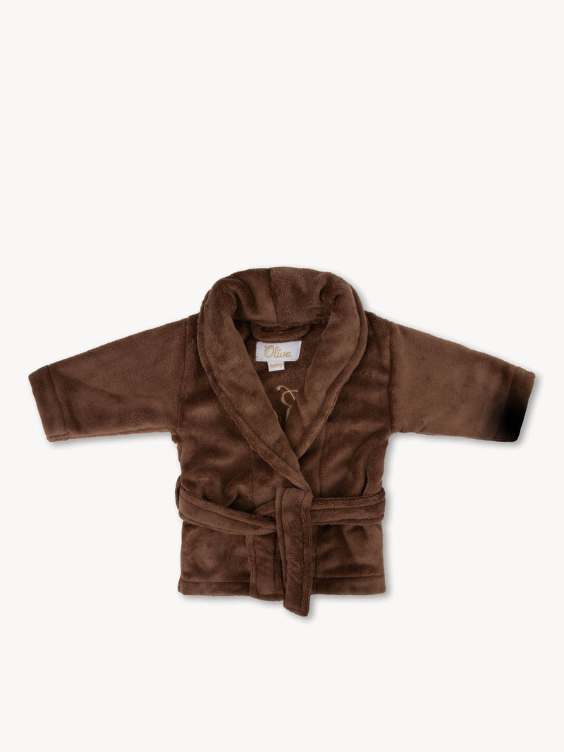 Peignoir Brun Chocolat Enfant