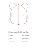 Backpack Teddy Bear Midnight Black