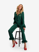 Pyjama Feder Emerald Green