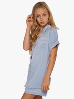 Pyjama Babyblau Kinder