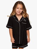 Pijama Modal Infantil Negro
