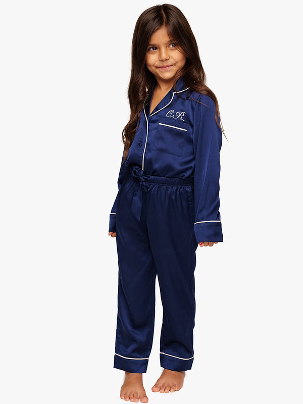 Pijama Navy Largo Niños