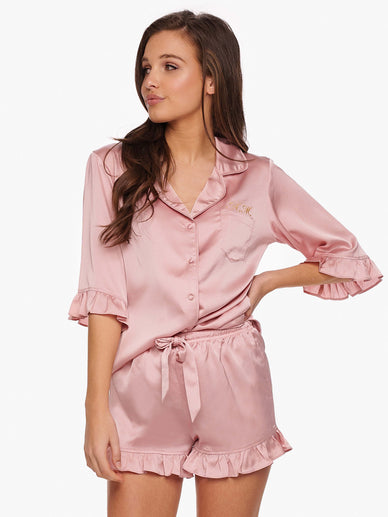 Pyjama Ruffle Vieux Rose