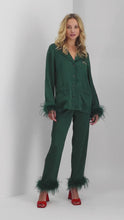 Pyjama Feder Emerald Green